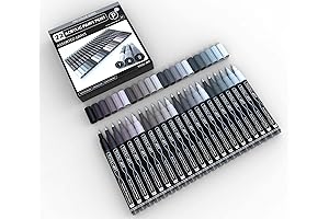 Acrylic Paint Pens Gray Tones: Unveil Nuances of Style with 22 Pro Color Markers