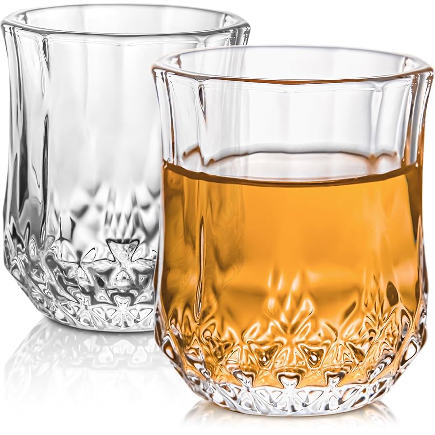 Amazon | Shot Glasses Set of 6 - Crystal Shot Glass 1.35 fl