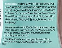 Vista 3 de OWYN Batido de proteínas a base de plantas de chocolate oscuro, 12 FZ