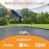 Trampolín al aire libre con red para niños 8FT 10FT 12FT 14FT 15FT 16FT | Trampolín con cerramiento que cumple con ASTM, escalera antideslizante, marco de acero galvanizado resistente a la oxidación, 8FT-16FT para niños y adultos 3