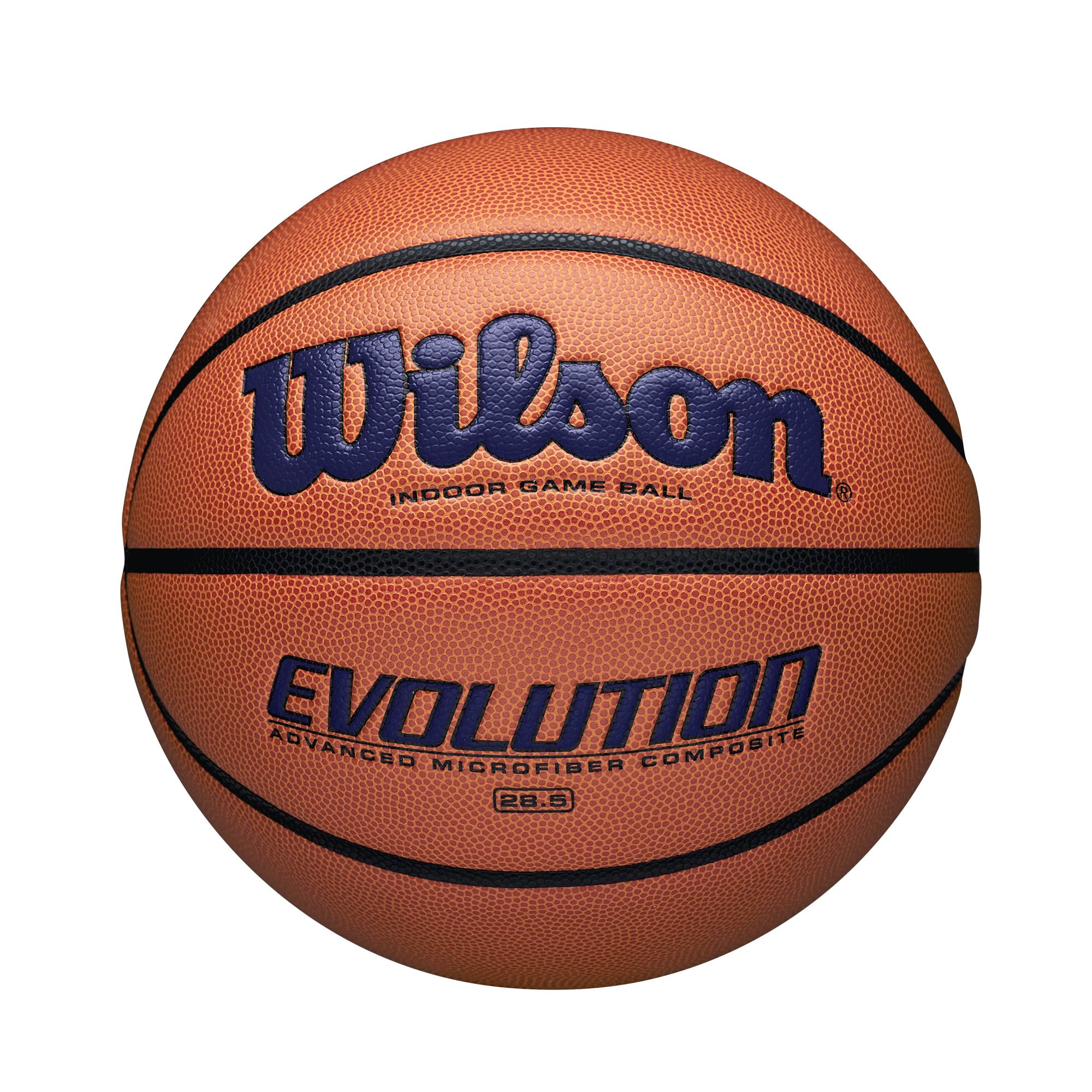 WILSON Evolution Indoor Game Basketballs - Size 5, Size 6 and Size 7