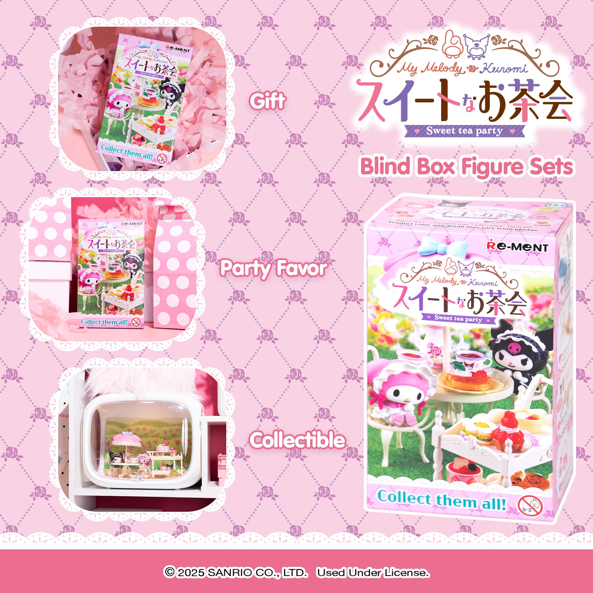 Amazon.com: Hamee Summer Wunderland Building Blocks (Kuromi Swing