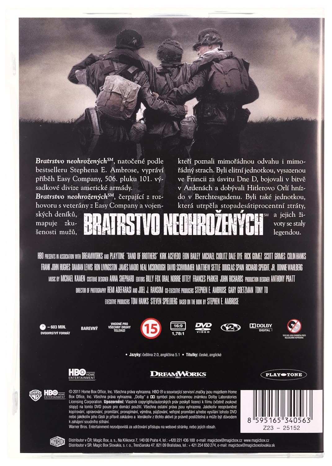 Bratrstvo Neohrozenych 5dvd (Band of Brothers)