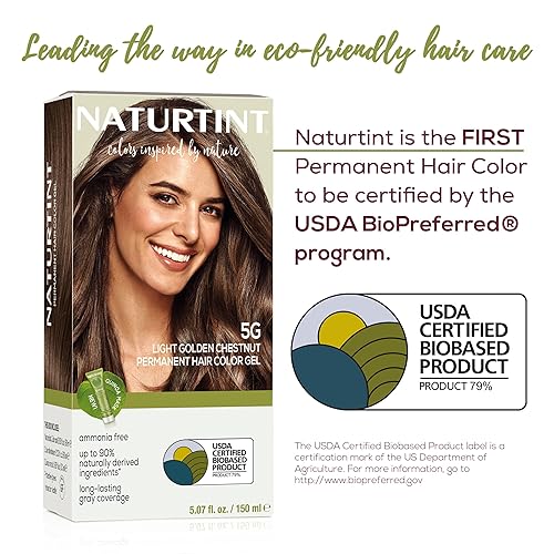 Vista 229 de Naturtint - Tinte permanente para el cabello, Paquete de 6, marrón claro (Light Chestnut Brown)