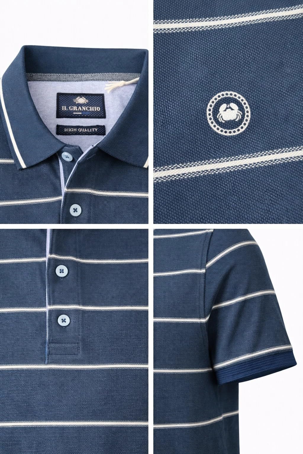 Il Granchio 62LGR65 Polo Cotone