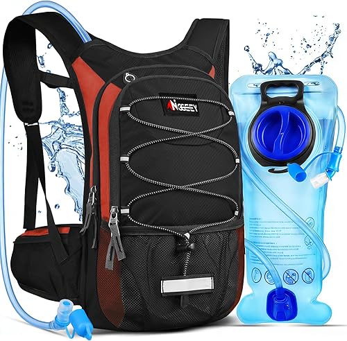 Miniatura 11 de Hydration Pack, Insulated Hydration Backpack with 2L Hydration Bladder, Hiking Backpack for Men Women Kids, Water Backpack for Hiking, Running,