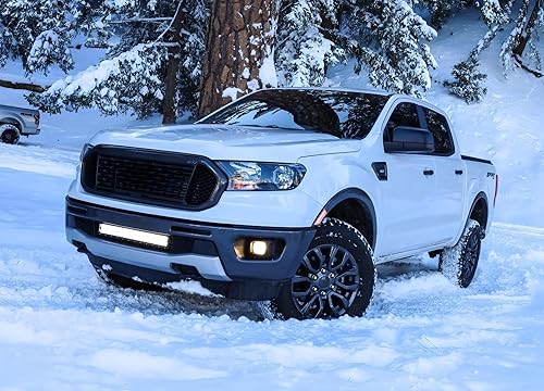 Miniatura 7 de iJDMTOY Kit de barra de luz LED de 20 pulgadas para montaje en rejilla inferior compatible con Ford Ranger 2019 en adelante, incluye (1) barra de