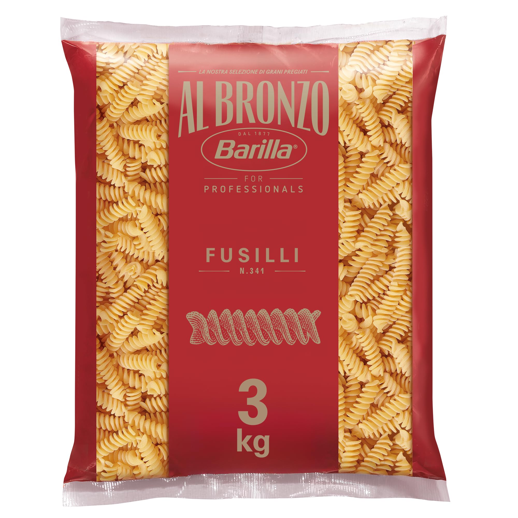 Barilla Nudeln Al Bronzo Pasta Fusilli 3kg | Der Premium-Partner für die anspruchsvolle Küche