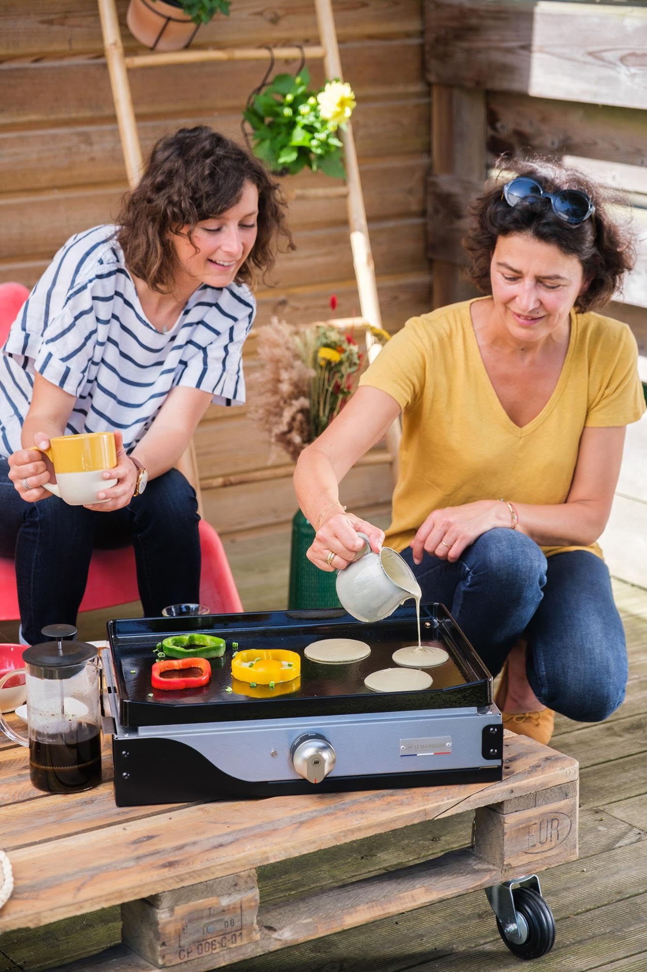 LE MARQUIER Plancha La Petite Francaise Electrique 150 Duo