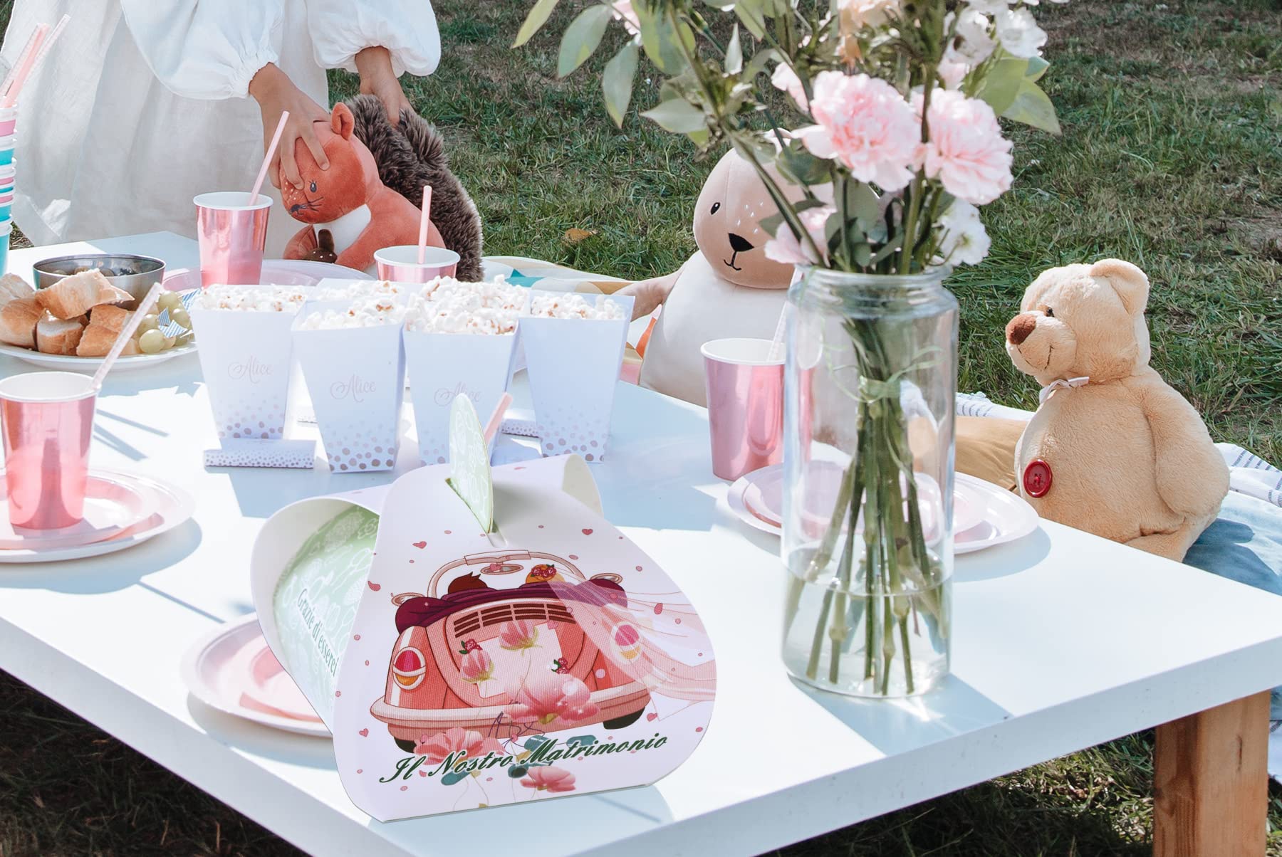 Kit Boîte à Dragées, Confiseries, Mariage, Découpe En Papier Madras, Guadeloupe, Martinique, Exotique, îles - Un Grand Marché