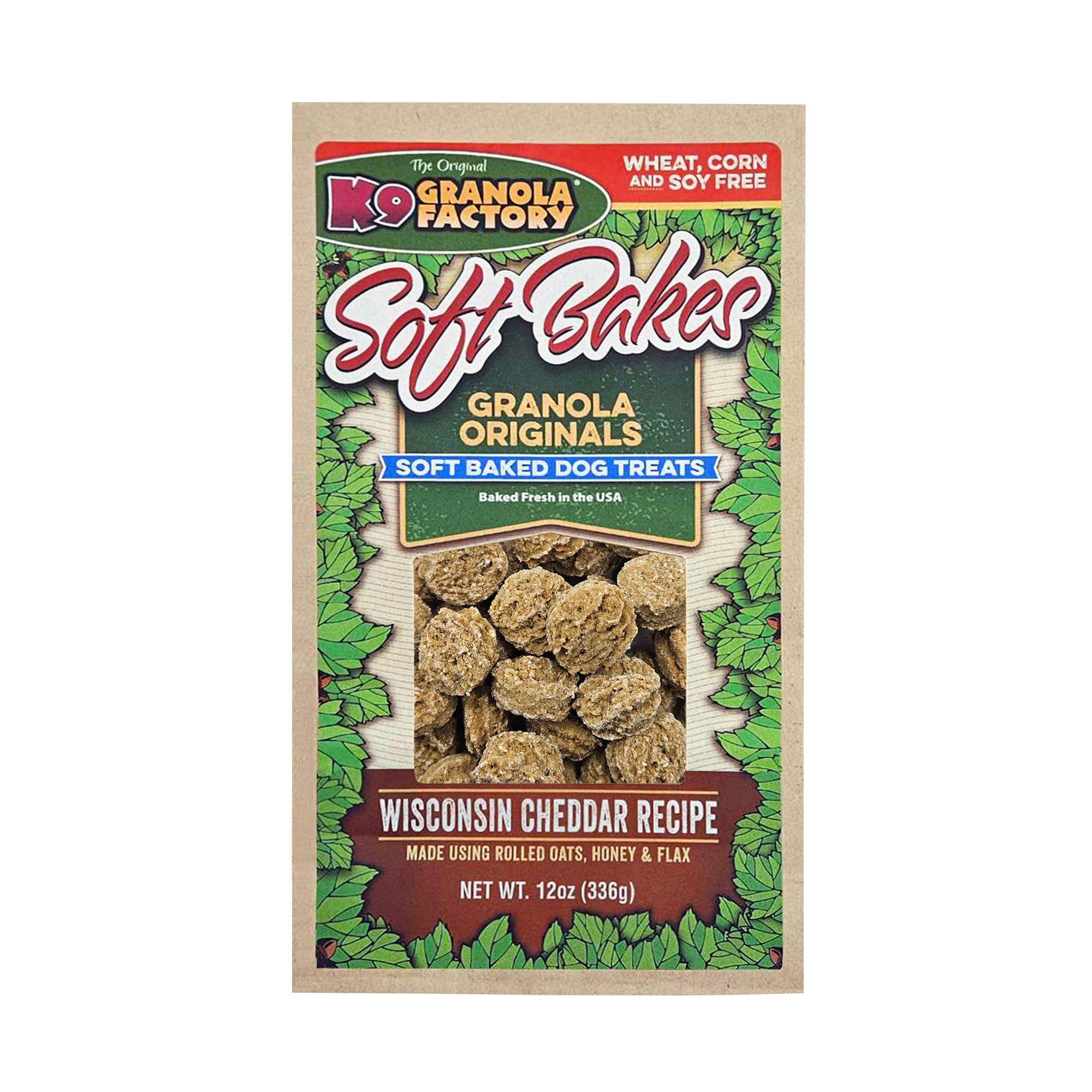 K9 Granola Factory Morbido cuoce Wisconsin Cheddar, 340,2 Gram