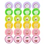 SpaLife Beauty Fruit Facial Sheet Masks 24 Pack - Face Masks Skincare Set - Hydrating Face Masks - 6 Natural Fruit Extract Formulas - Orange, Grapefruit, Coconut, Cherry, Avocado, Cucumber