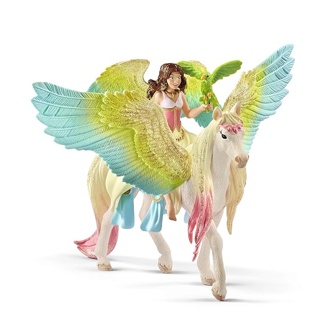 Foto 4 de 8 de Schleich - Hada Surah con Pegaso Brillante (70566)