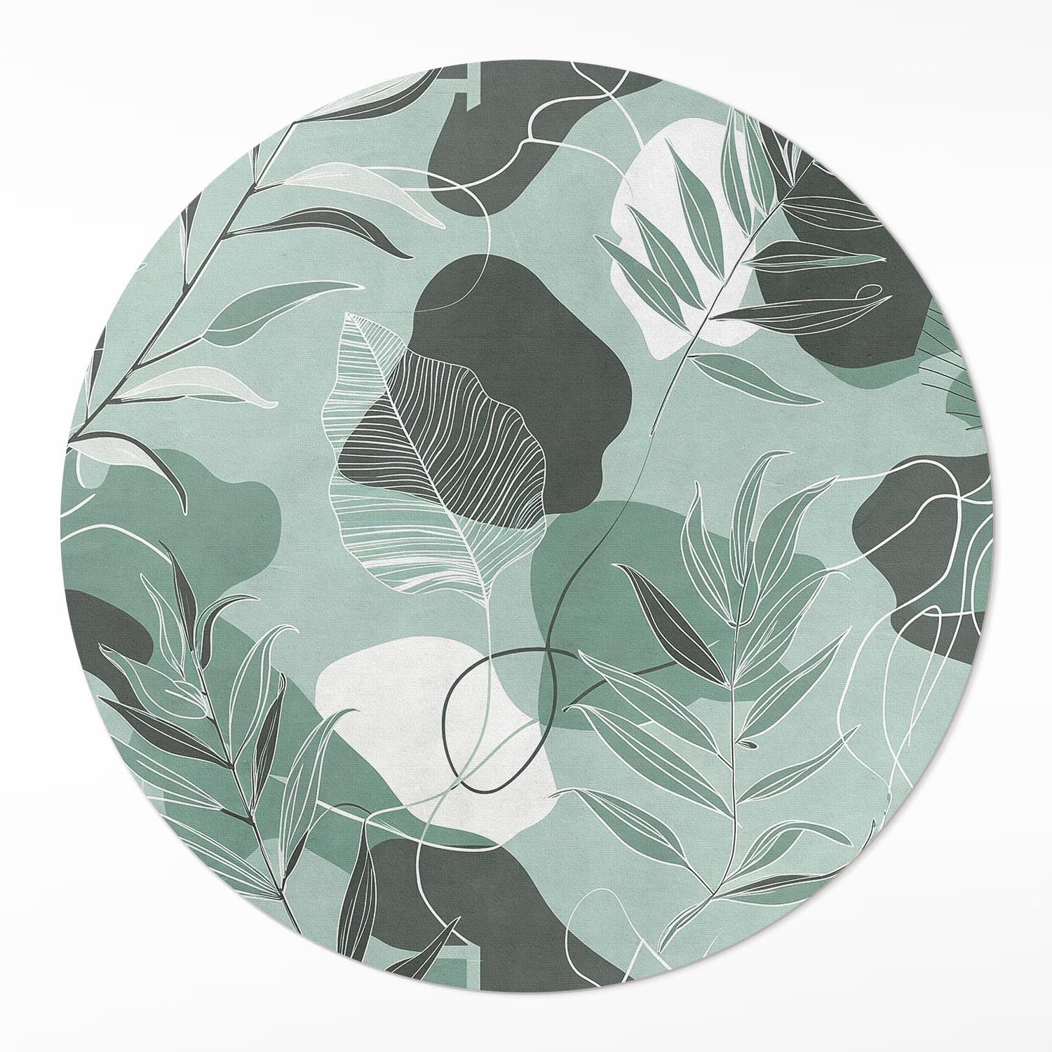 Tapis cuisine résistant à la rayure en vinyle durable ø90 cm entretien facile lavable