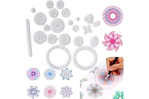 22-Piece Spirograph Art Masterpiece Kit for Budding Artists