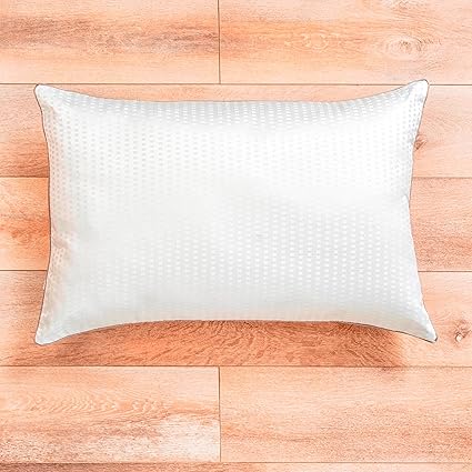 DDECOR Live beautiful D'Decor Swiss Check Pillow, White
