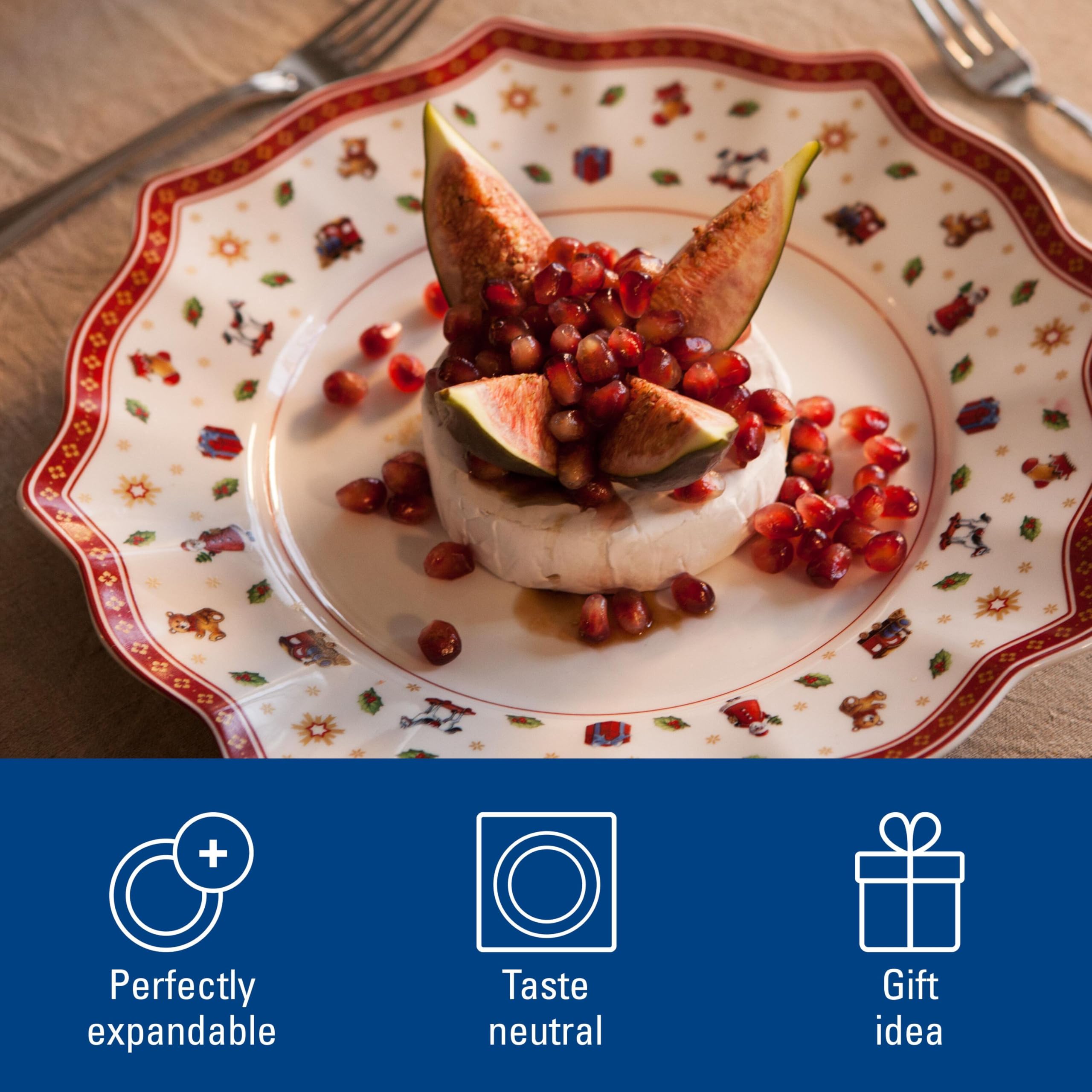 Villeroy & Boch Toy'S Delight Talerz Deserowy, Biały, 29 cm