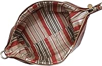 Vista 7 de Cenzo Neceser Dopp de cuero para viaje en color marrón, Vecchio marrón