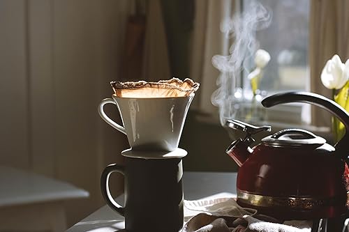 Miniatura 8 de CoffeeSock Filtros de café de algodón orgánico reutilizables 'The Original' - Cesta B2 de 6 a 12 tazas (2 filtros) - Fabricado en los Estados Unidos