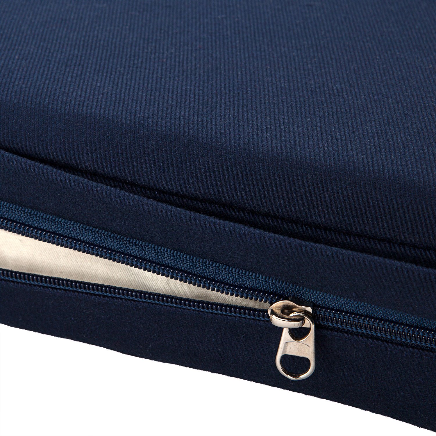Bodhi Sedia da Pavimento Mandir XL | Seduta da meditazione con cuscino spesso | comoda sedia da pavimento con schienale imbottito | fodera lavabile, ideale per yoga e meditazione (blu notte, XL)