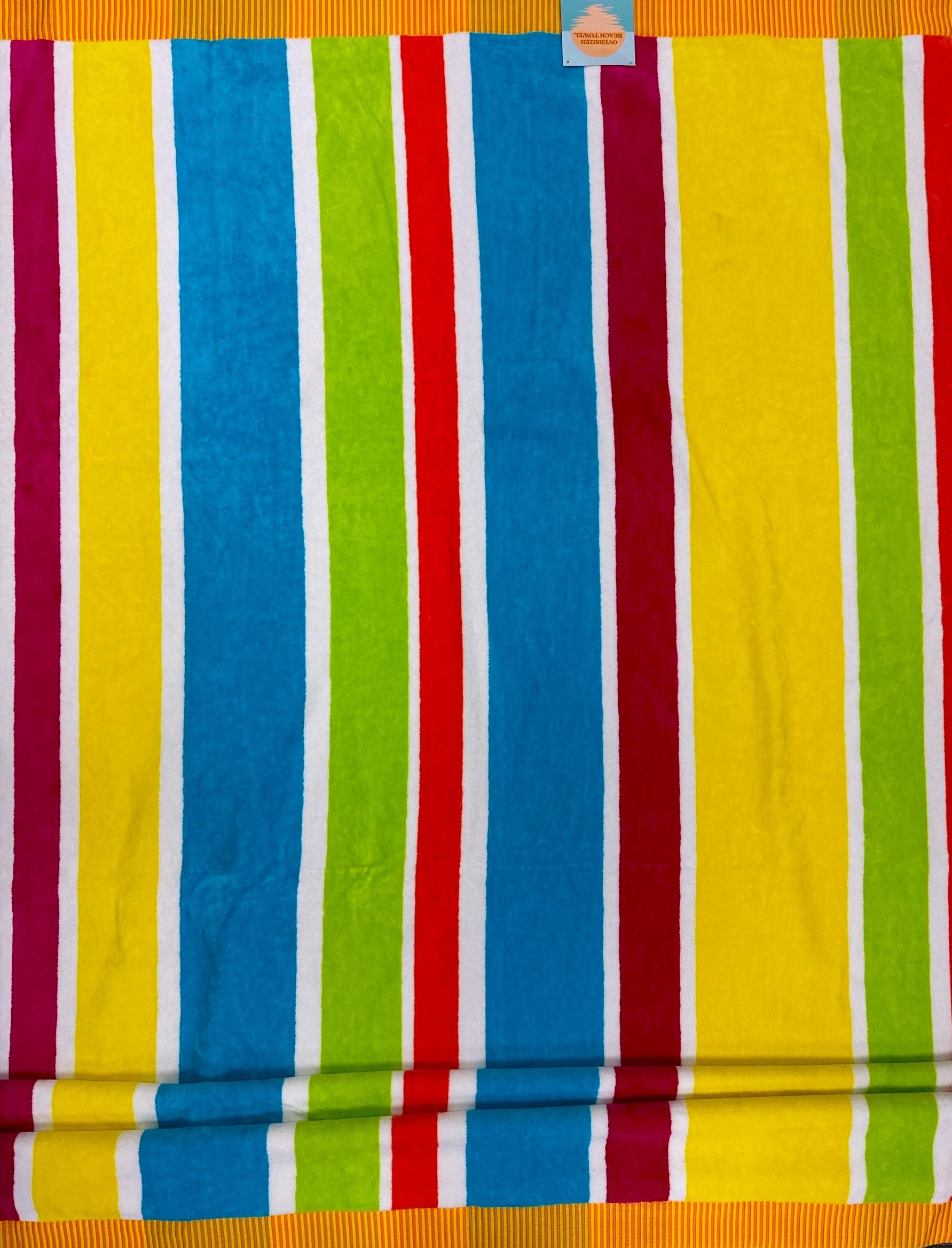 Oversized Beach Towels - 100% Egyptian Cotton, 40"x70", Highly Absorbent, Double Jacquard Prints (Multiple Designs) - View #8