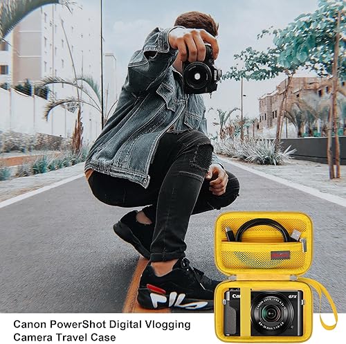 Miniatura 7 de Funda de transporte para cámara de vlogging digital 4K Canon PowerShot G7 X Mark II  G7 X Mark IIIG9 X mark III Digital 4K Vlogging Cámara de