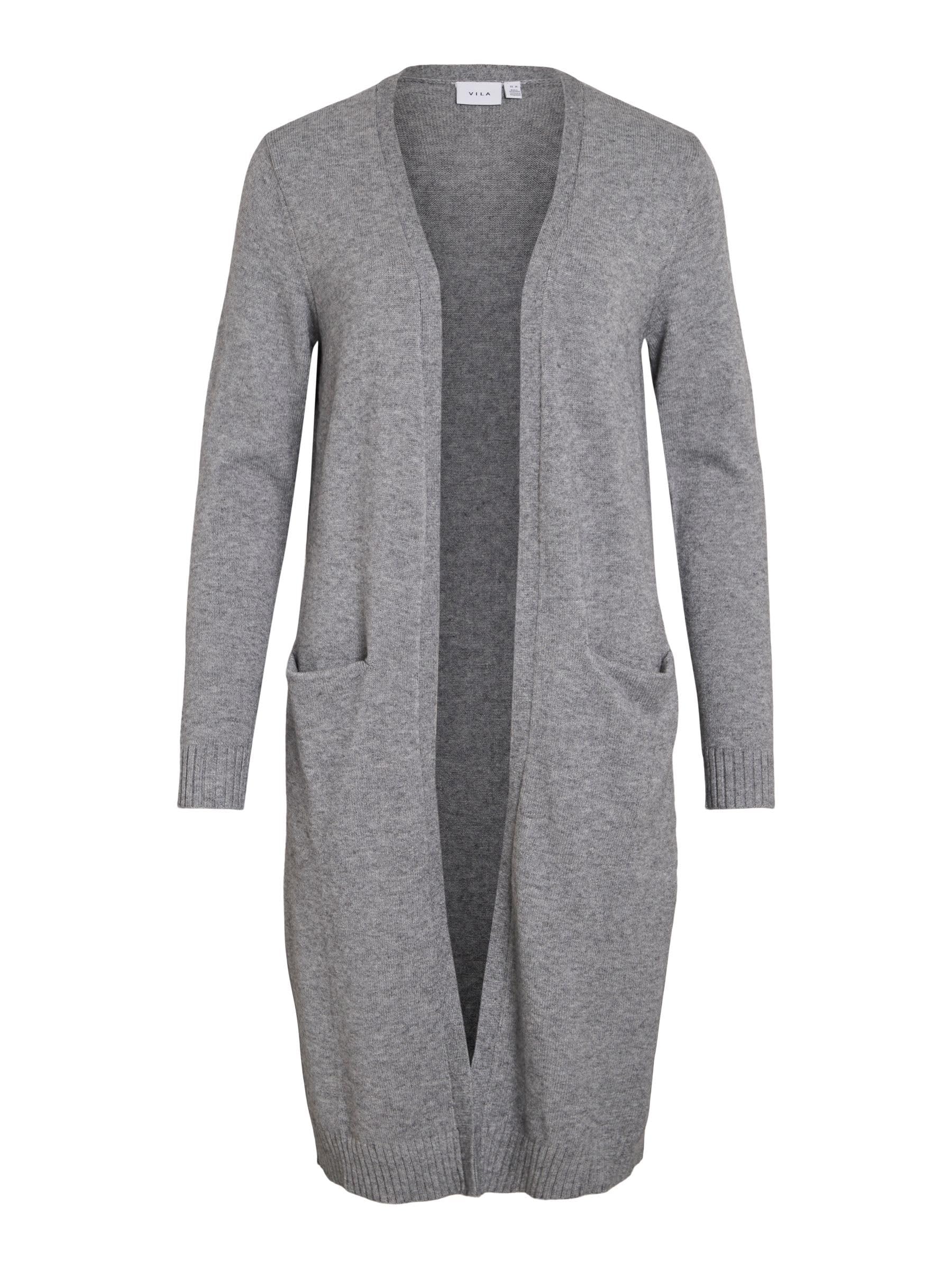 VILA Longstrickjacke VIRIL LONG L/S KNIT CARDIGAN - NOOS
