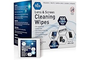 MED PRIDE 100-Pack Premoistened Monitor Cleaning Wipes