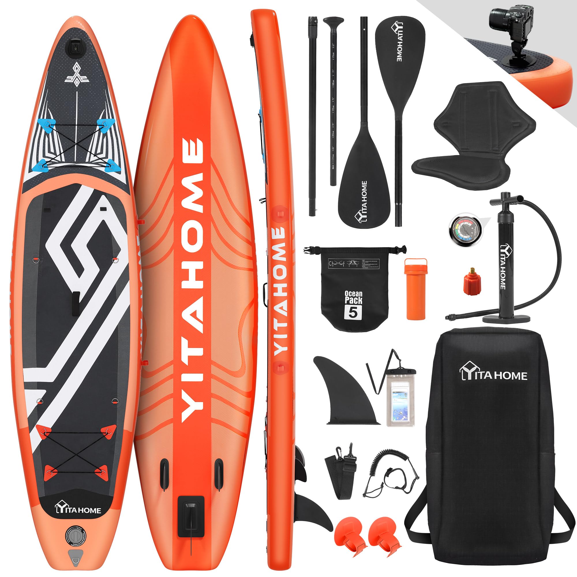 Kit Sup Completo Tavola Da Surf Gonfiabile YITAHOME SUP Con