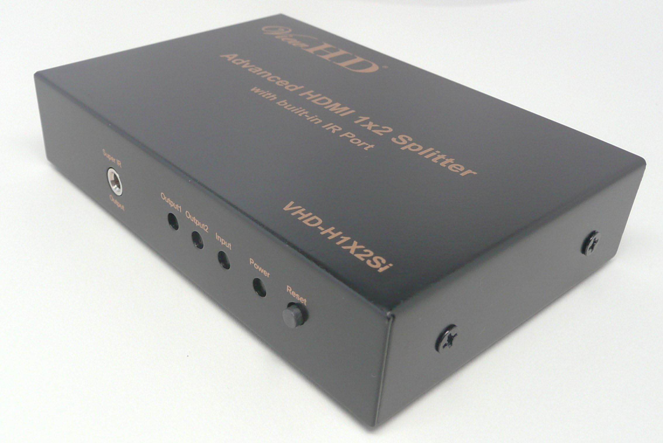 HDMI 1x2 Splitter with IR Extender Function | Support 1080P & 3D | VHD-H1X2Si