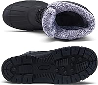 Vista 3 de Jousen Men's Winter Boots Lightweight Waterproof Snow Boots For Men Fur Warm Mens Boots