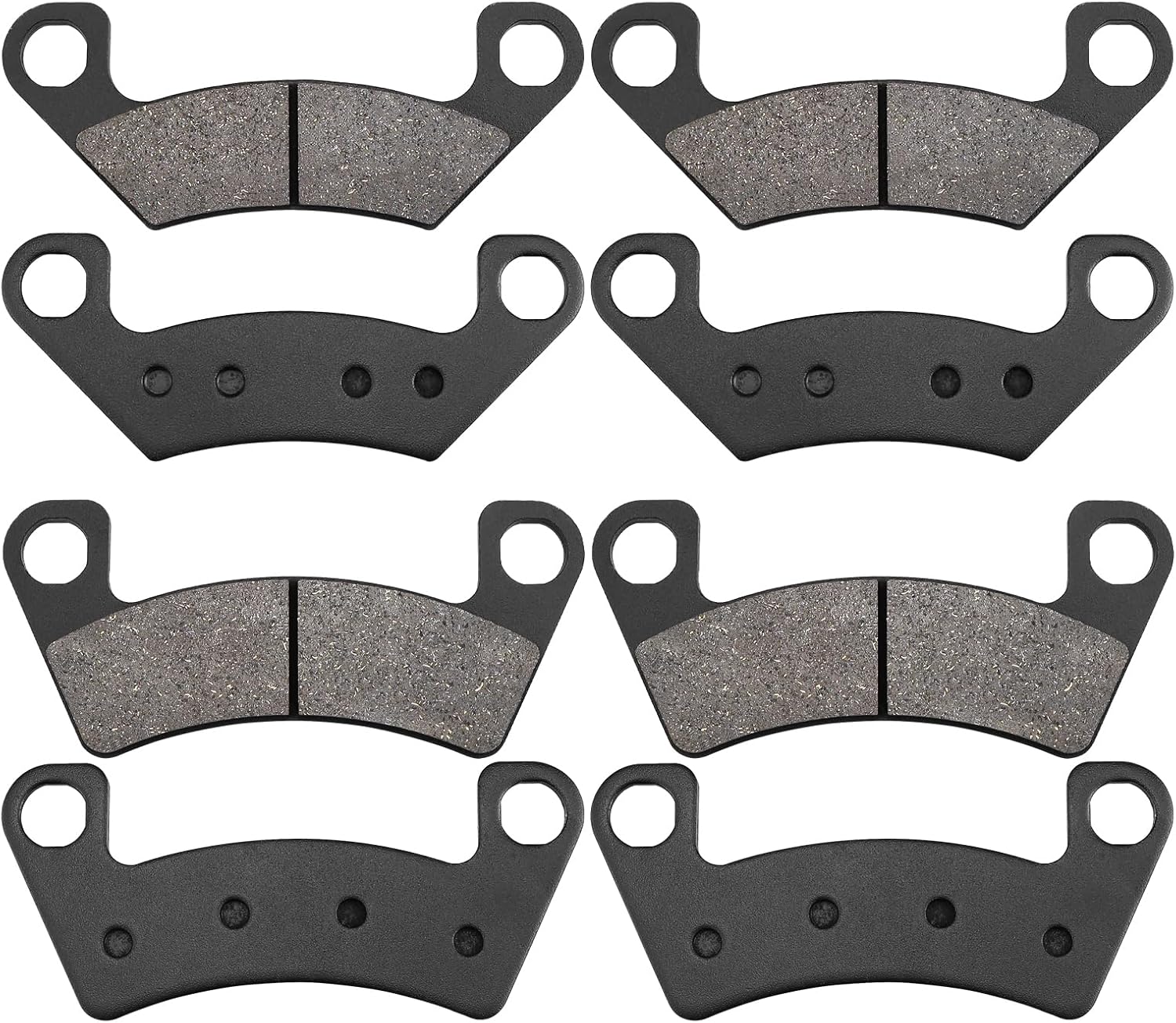 Front & Rear Brake Pads for Arctic Cat Textron Wildcat XX 2018-2024 Wildcat 1000 XXT LTD 2019 Prowler Pro Crew XT 2019-2024 Cushman Hauler 1000 4x4 Crew and EPS Diesel 2019-2020