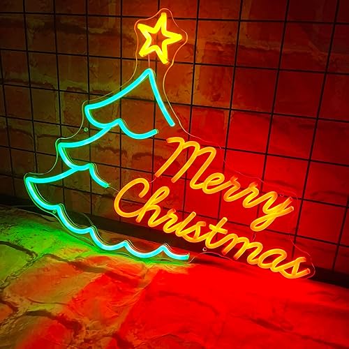 Miniatura 3 de Letreros de neón LED de Navidad para decoración de pared, luces LED de neón para dormitorio, fiesta en casa, decoración de Navidad, regalos