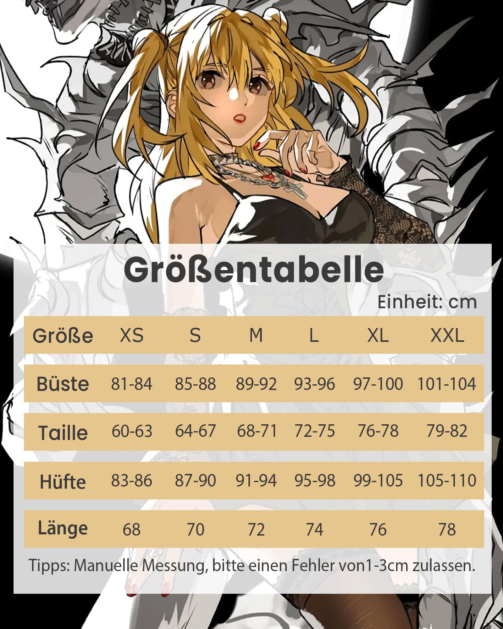 Death Note Misa Cosplay Disfraz Anime Cosplay Disfraz Mujer Negro Halloween Disfraces Carnaval Uniform