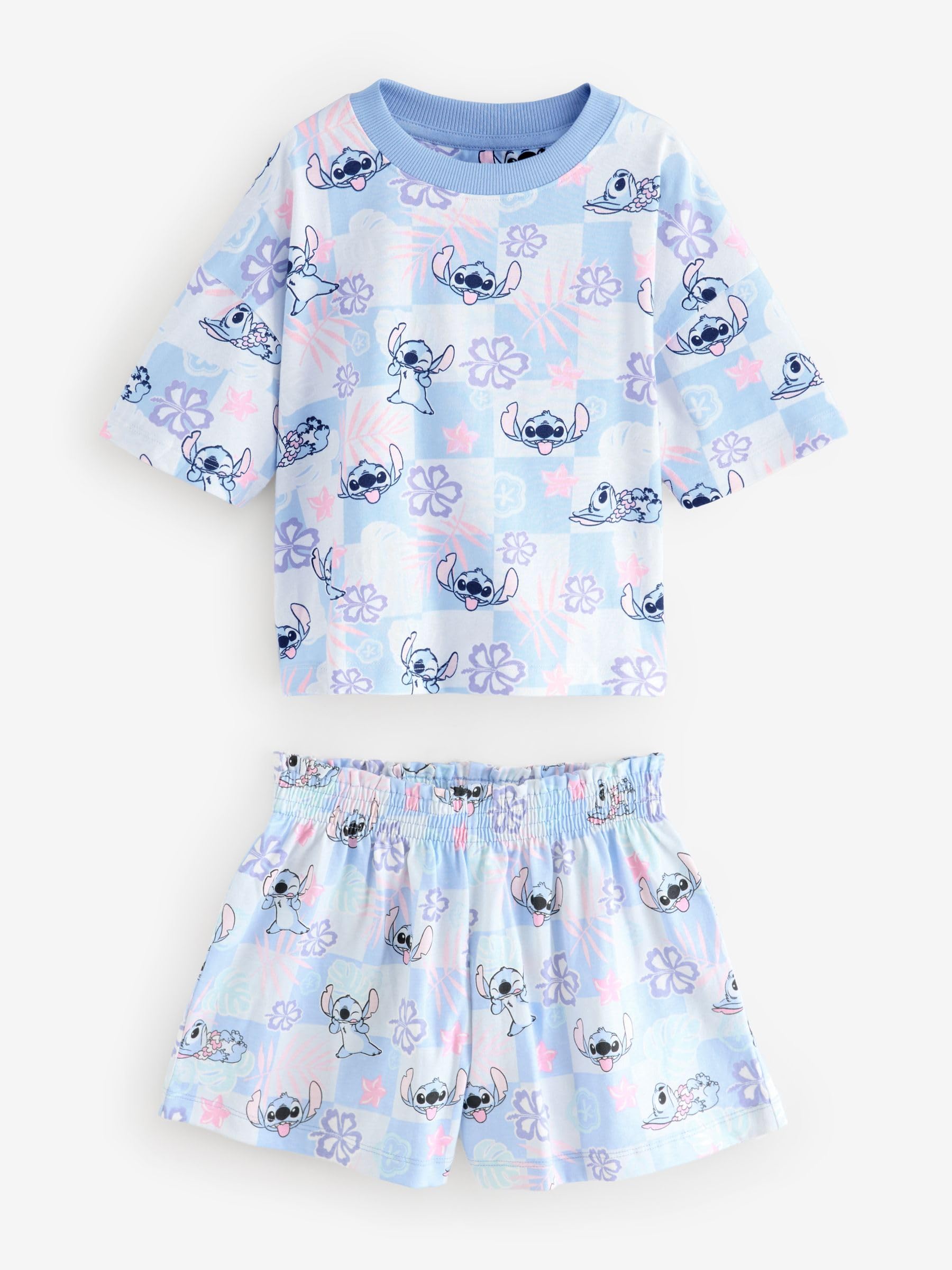 NEXT Fille Pyjama Short Stitch, Lot de 2