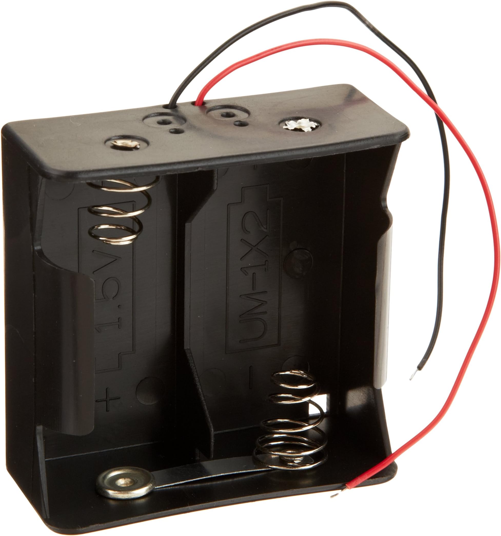 EL052-0002 Battery Holder with Lead Wire, 2x D Cell (Pack of 5)