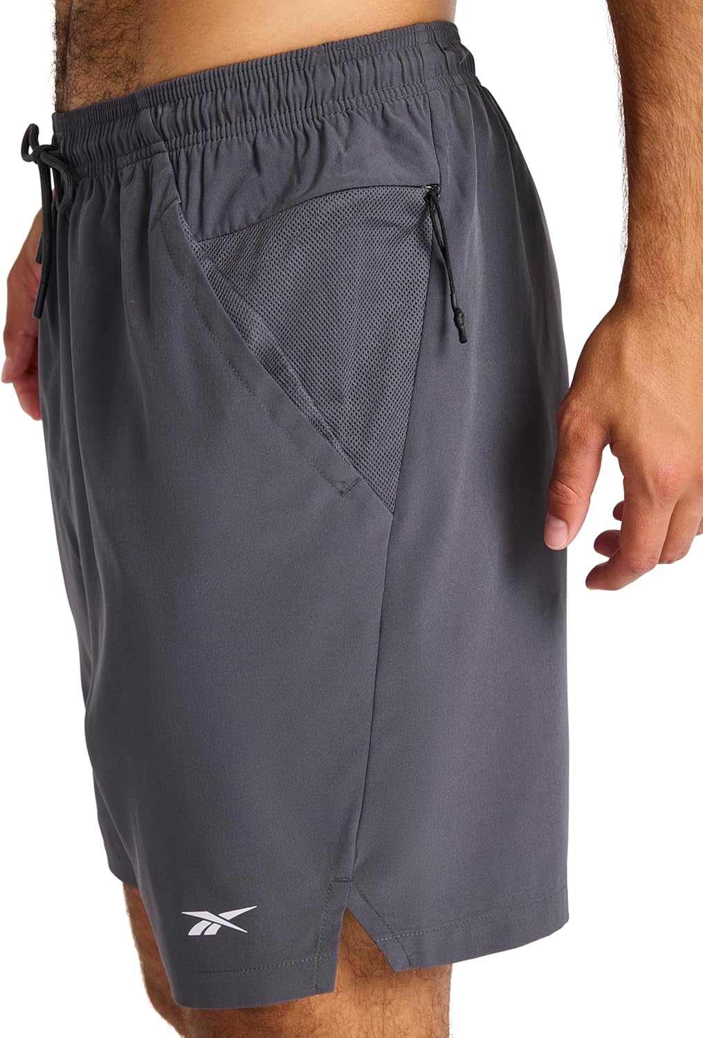 Reebok Men's Mesh Glider Running 7” Short, Standard Fit, Lightweight Breathable Fabric - Image 5