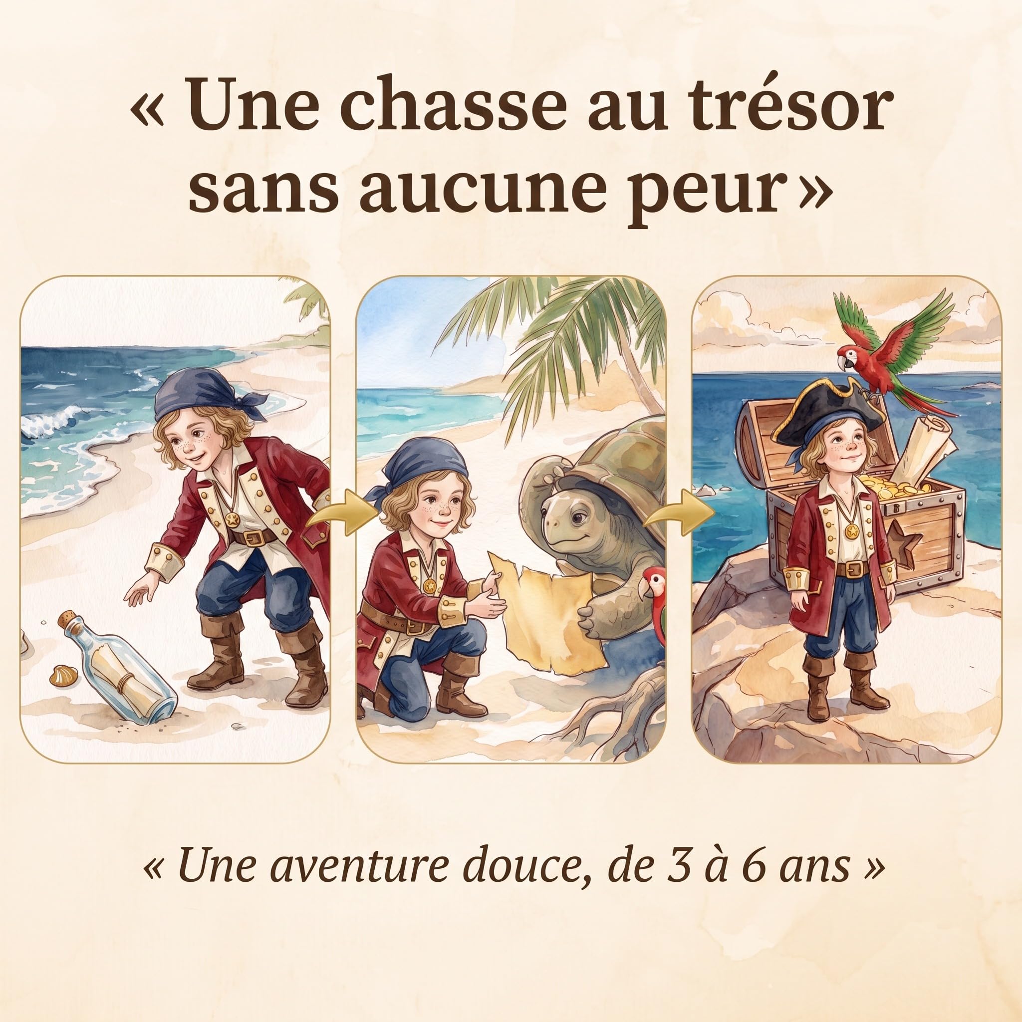 Livre personnalisé enfant pirate photo et prénom - Cadeau chasse au trésor