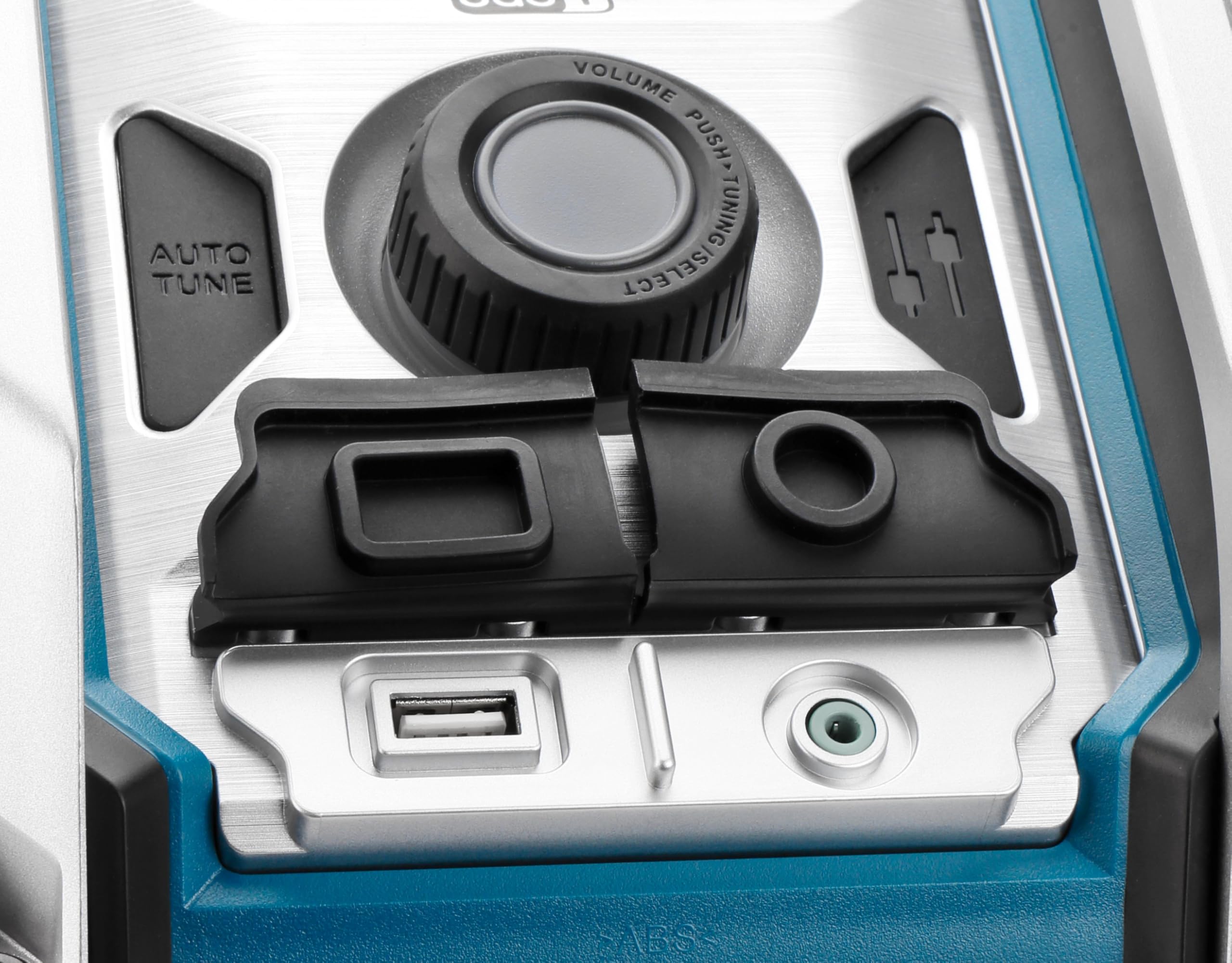 Makita MR007GZ Baustellenradio 18 V, 40 V Max., DAB, DAB+, FM, Bluetooth, Petrol, ohne Akku, ohne Ladegerät