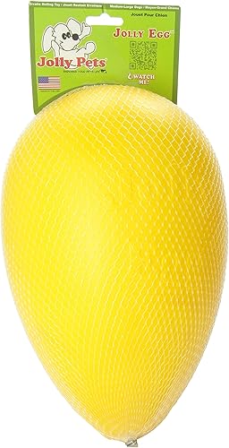 Miniatura 10 de Juguete para perro de Jolly Pets Jolly Egg, M, Amarillo