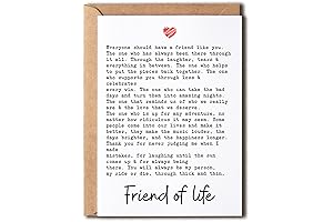 Best Friend Card | A Heartfelt Thanks To Your Bestie