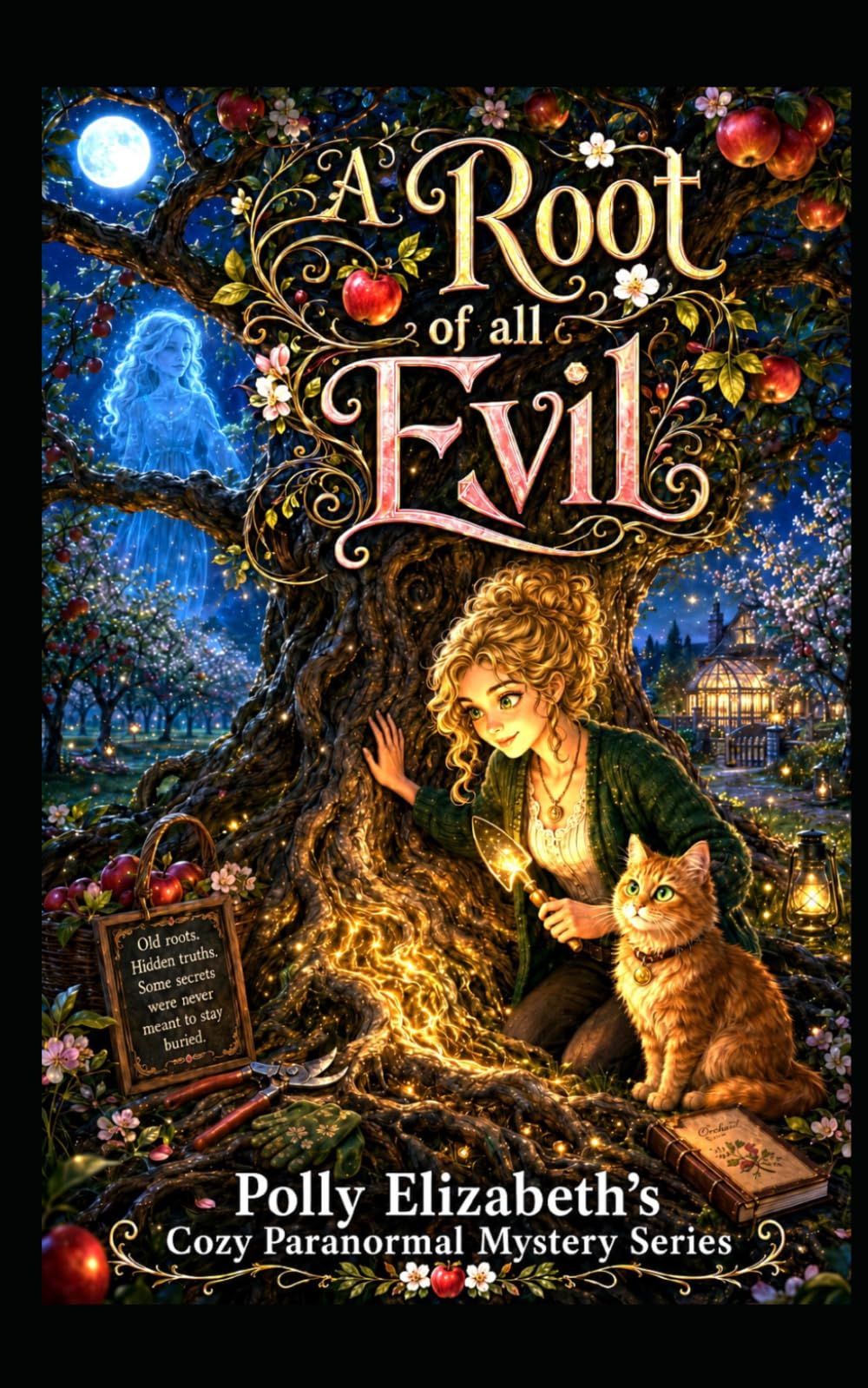 A root of all Evil: A Polly Elizabeth Cozy Paranormal novel (Polly Elizabeth's Cozy Paranormal Mystery series)