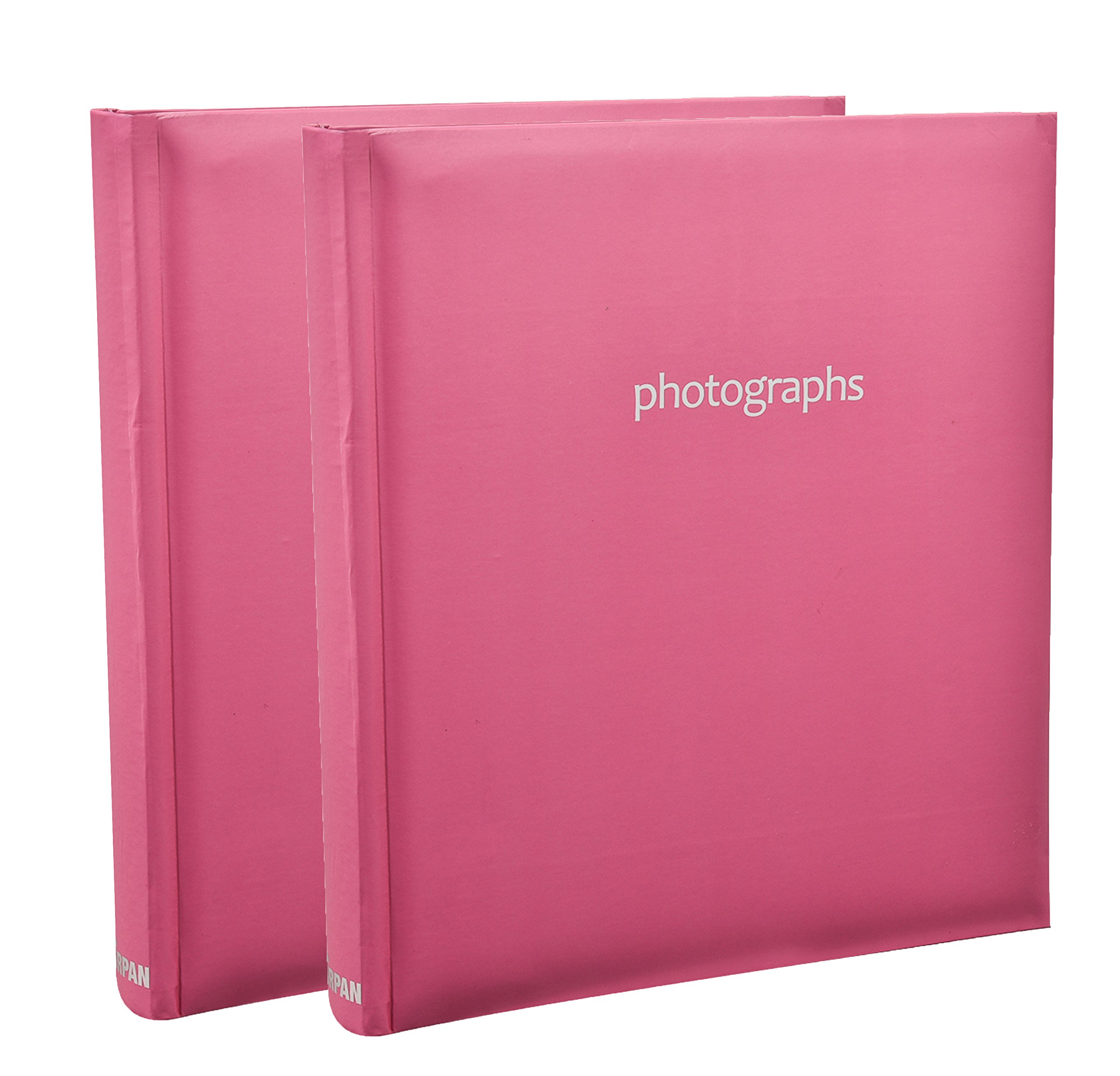 Arpan Photo Album 5x7 Slip in Memo Book - Pastel Purple - Pack of 2 - Holds 120 Photos