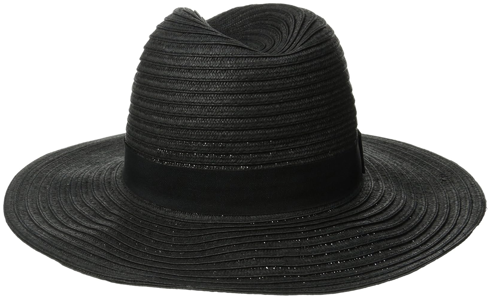 【未使用】BRIEFING STRAW HAT（BLACK） 1Pcs Women Wide Brim Straw Hat Foldable Beach Floppy Sun Hat