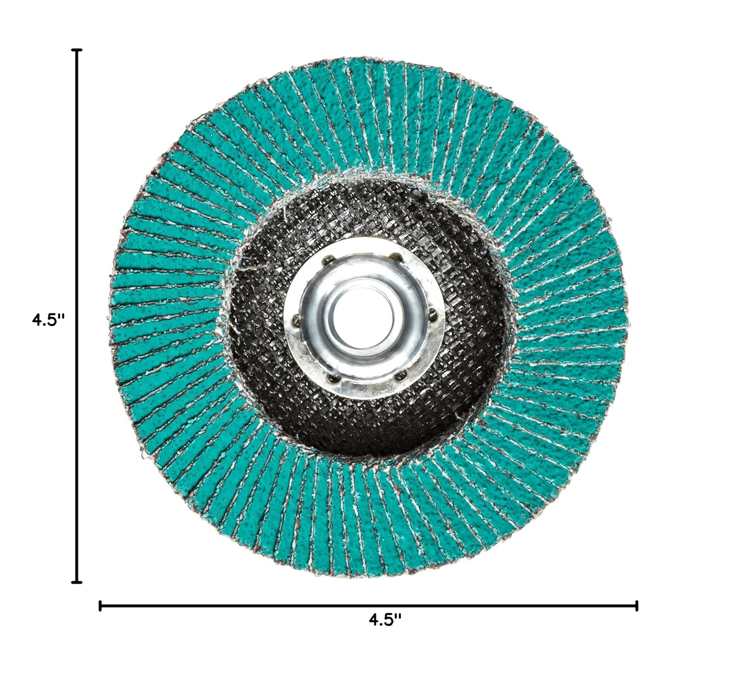 3M Flap Disc 577F, T27 Quick Change, Giant, 4-1/2 in x 5/8-11, 36