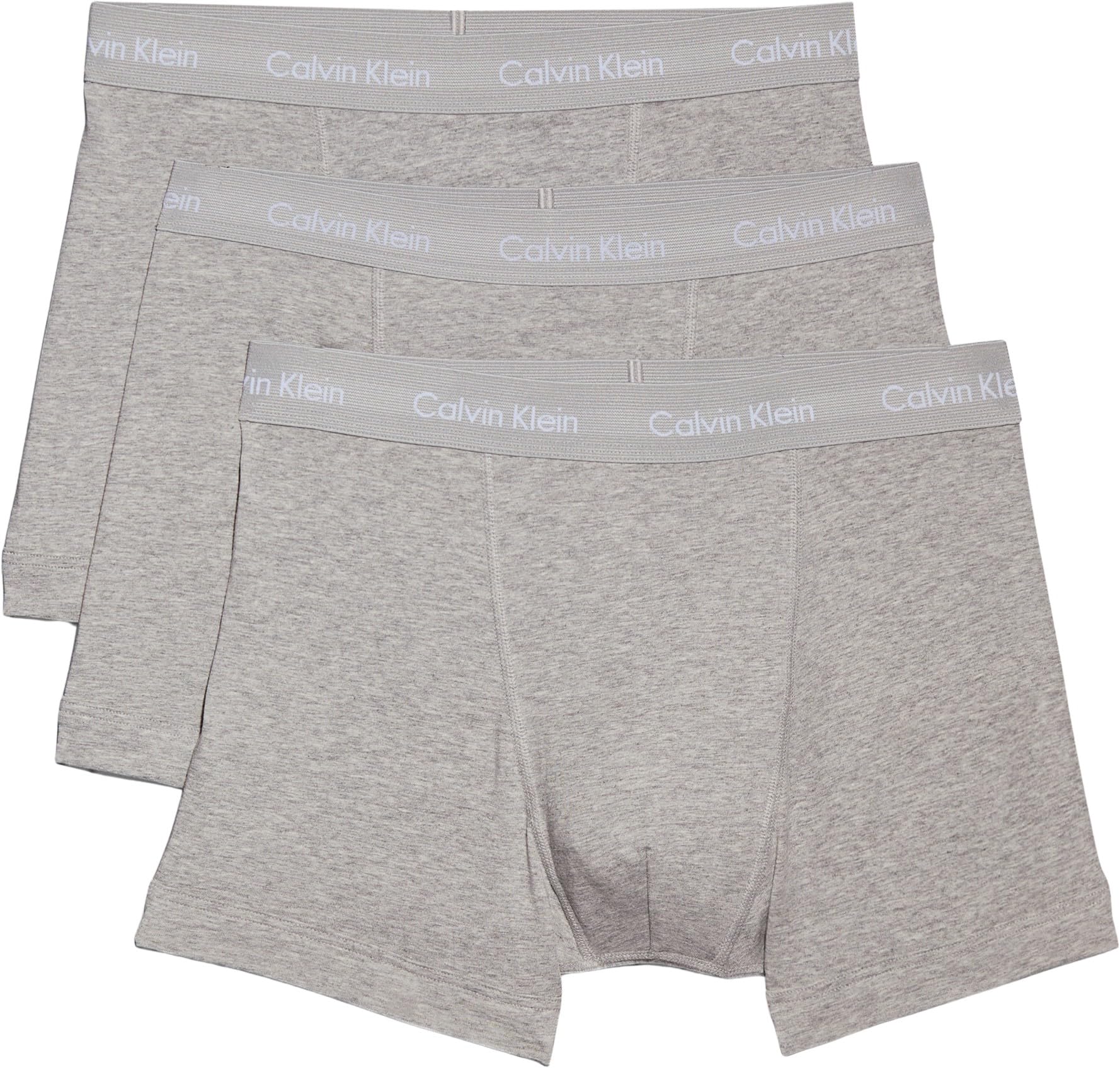 Calvin Klein 3-Pack Cotton Stretch Boxer Shorts - Triple Grey - X Small
