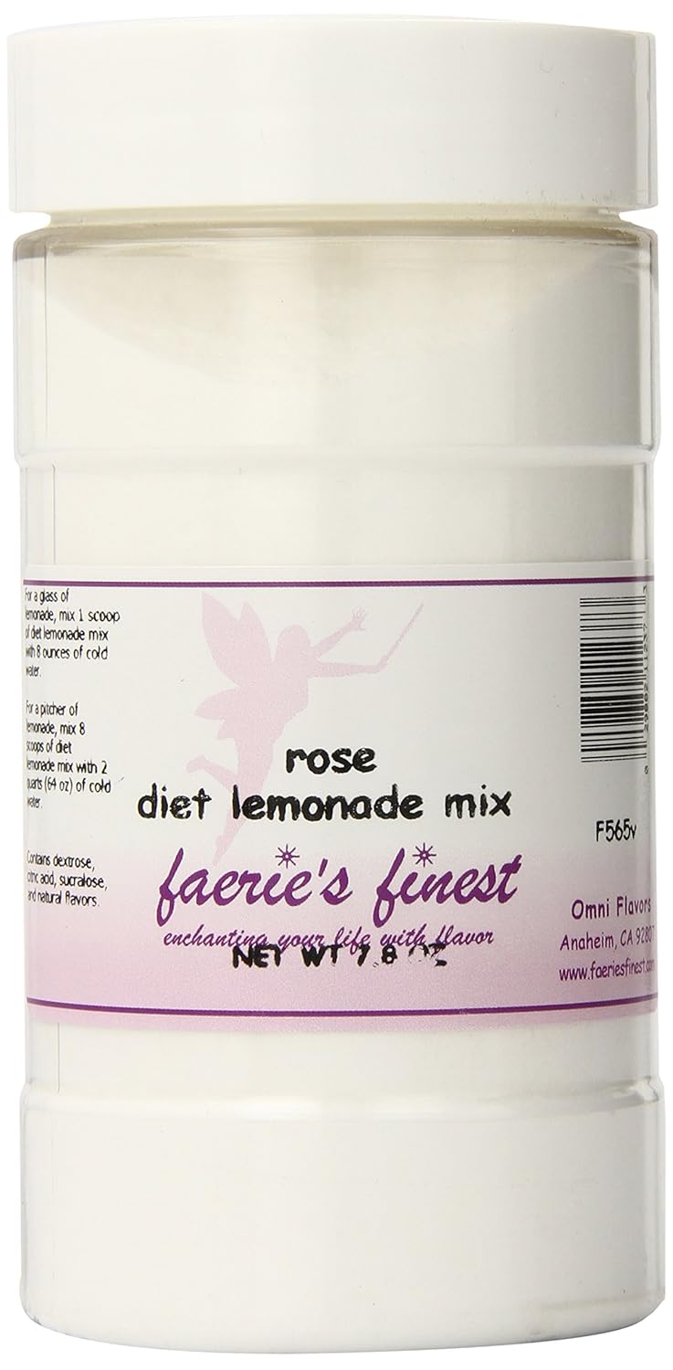 Faeries Finest Rose Diet Lemonade Mix, 7.8 Ounce Coffee