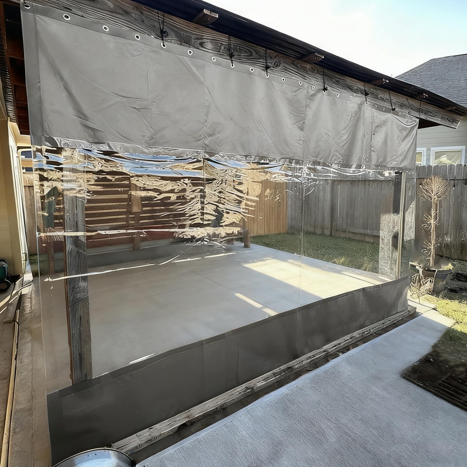 Rideau de séparation d'extérieur pour pergola terrasse et balcon