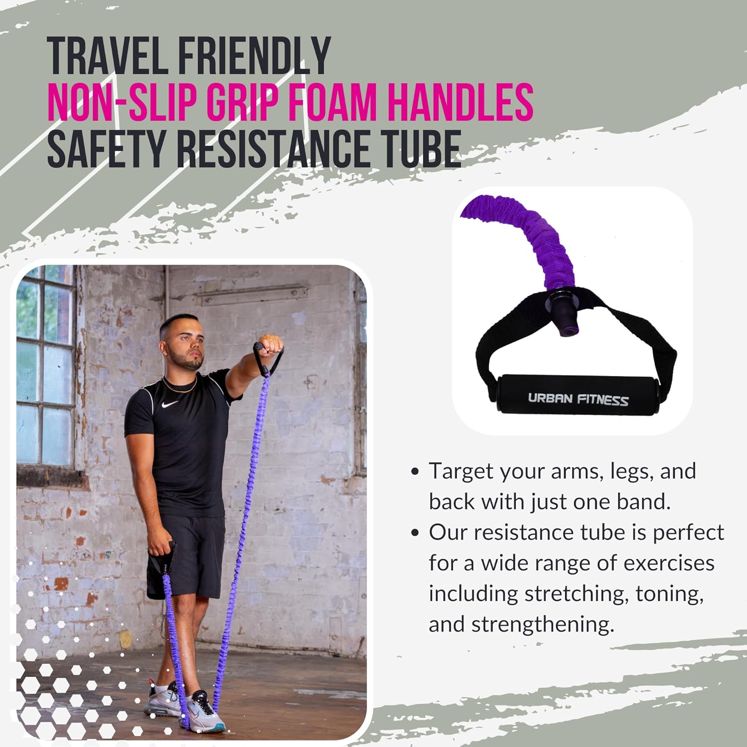 Urban Fitness Safety Resistance Tube