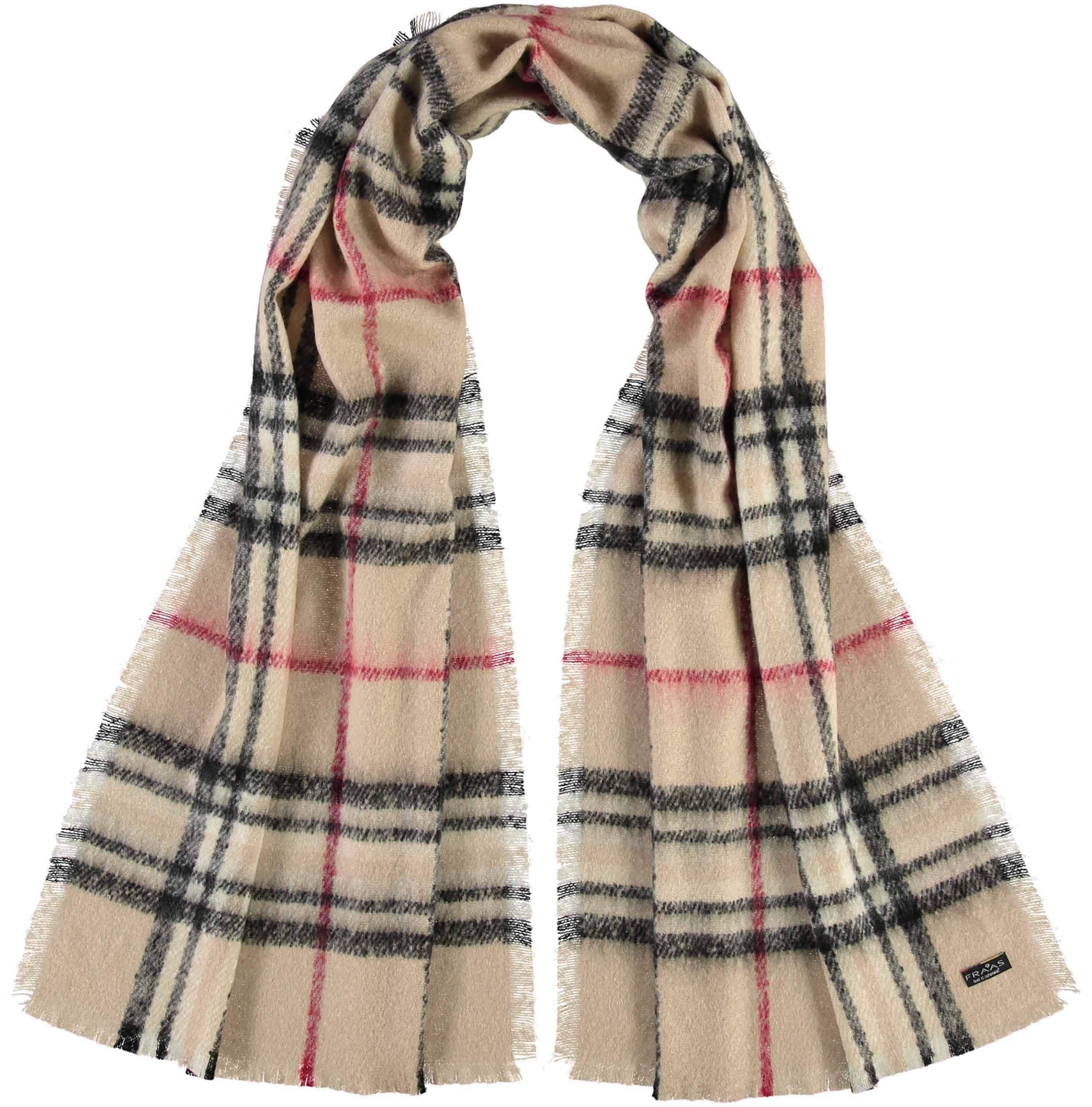 FRAAS Sciarpa In Cashmink 35x200 Cm - Più Morbida Del Cashmere, Stampa Animalier, Made In Germany, Donna Autunno Inverno